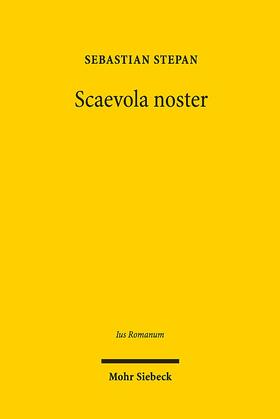 Stepan |  Stepan, S: Scaevola noster | Buch |  Sack Fachmedien