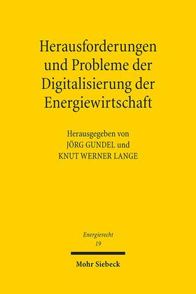 Gundel / Lange |  Herausforderungen und Probleme der Digitalisierung der Energiewirtschaft | Buch |  Sack Fachmedien