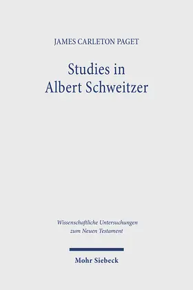 Carleton Paget |  Studies in Albert Schweitzer | Buch |  Sack Fachmedien