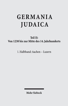 Avneri |  Germania Judaica | Buch |  Sack Fachmedien