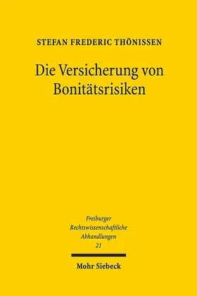 Thönissen |  Thönissen, S: Versicherung von Bonitätsrisiken | Buch |  Sack Fachmedien