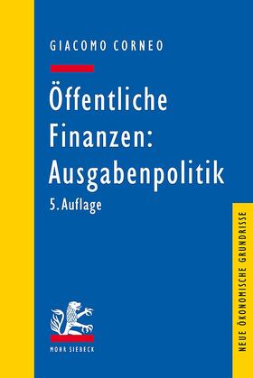 Corneo |  Öffentliche Finanzen: Ausgabenpolitik | Buch |  Sack Fachmedien