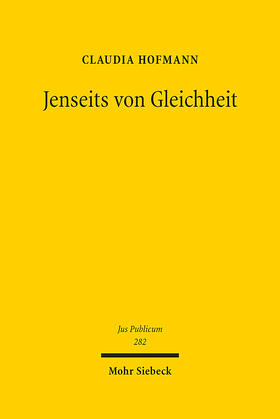 Hofmann |  Jenseits von Gleichheit | eBook | Sack Fachmedien