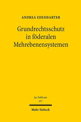 Edenharter |  Grundrechtsschutz in föderalen Mehrebenensystemen | Buch |  Sack Fachmedien