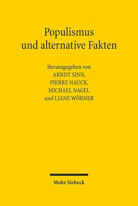 Sinn / Hauck / Nagel |  Populismus und alternative Fakten | Buch |  Sack Fachmedien