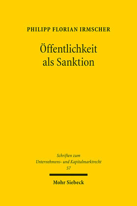 Irmscher |  Öffentlichkeit als Sanktion | eBook | Sack Fachmedien