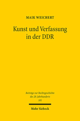 Weichert |  Kunst und Verfassung in der DDR | eBook | Sack Fachmedien