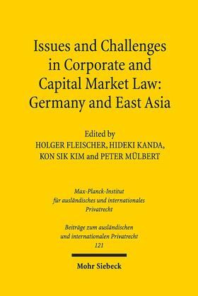 Fleischer / Kanda / Kim |  Issues and Challenges in Corporate and Capital Market Law: G | Buch |  Sack Fachmedien