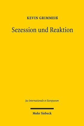 Grimmeiß |  Grimmeiß, K: Sezession und Reaktion | Buch |  Sack Fachmedien