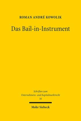 Kowolik |  Das Bail-in-Instrument | Buch |  Sack Fachmedien