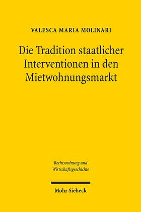 Molinari |  Molinari, V: Tradition staatlicher Interventionen in den Mie | Buch |  Sack Fachmedien