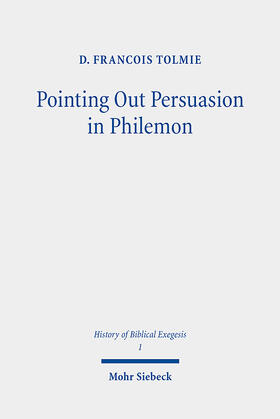 Tolmie |  Pointing Out Persuasion in Philemon | Buch |  Sack Fachmedien