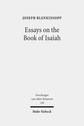 Blenkinsopp |  Essays on the Book of Isaiah | Buch |  Sack Fachmedien