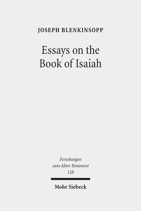 Blenkinsopp |  Essays on the Book of Isaiah | eBook | Sack Fachmedien