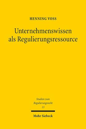 Voß |  Voß, H: Unternehmenswissen als Regulierungsressource | Buch |  Sack Fachmedien