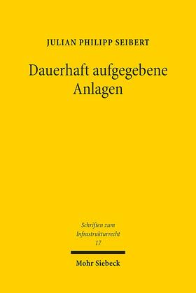 Seibert |  Dauerhaft aufgegebene Anlagen | Buch |  Sack Fachmedien