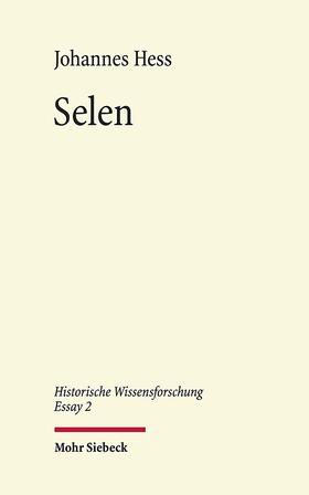 Hess |  Selen | Buch |  Sack Fachmedien