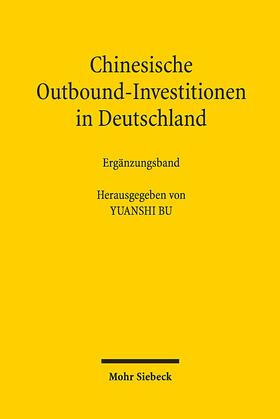 Bu |  Chinesische Outbound-Investitionen in Deutschland | Buch |  Sack Fachmedien