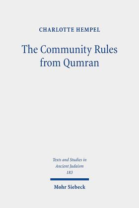 Hempel |  The Community Rules from Qumran | Buch |  Sack Fachmedien