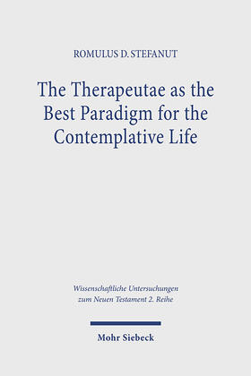Stefanut |  The Therapeutae as the Best Paradigm for the Contemplative Life | Buch |  Sack Fachmedien