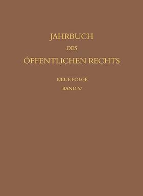 Baer / Lepsius / Schönberger |  Jahrbuch des öffentlichen Rechts der Gegenwart. Neue Folge | Buch |  Sack Fachmedien