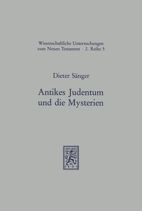 Sänger |  Antikes Judentum und die Mysterien | eBook | Sack Fachmedien