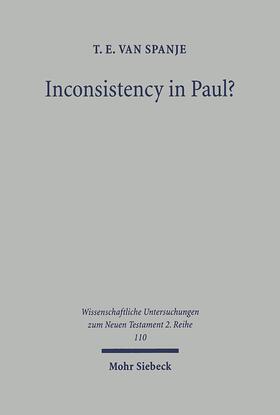 Spanje |  Inconsistency in Paul? | eBook | Sack Fachmedien