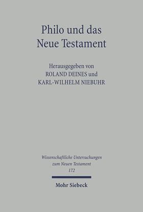 Deines / Niebuhr |  Philo und das Neue Testament | eBook | Sack Fachmedien