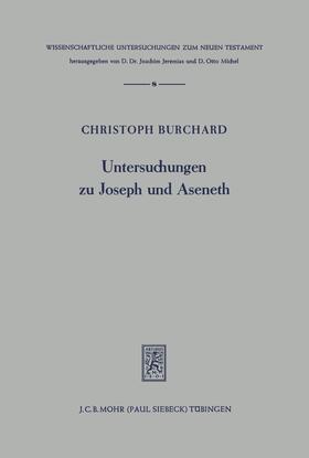 Burchard |  Untersuchungen zu Joseph und Aseneth | eBook | Sack Fachmedien