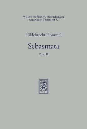 Hommel |  Sebasmata | eBook | Sack Fachmedien