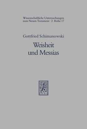 Schimanowski |  Weisheit und Messias | eBook | Sack Fachmedien