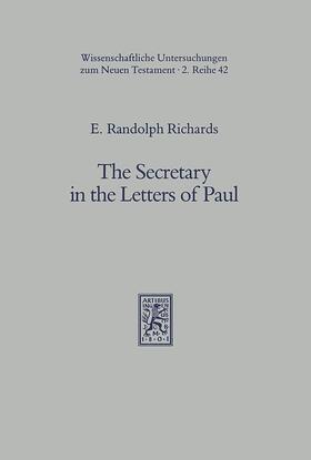 Richards |  The Secretary in the Letters of Paul | eBook | Sack Fachmedien