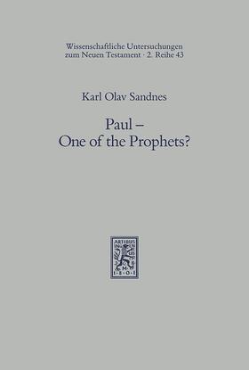 Sandnes |  Paul - One of the Prophets? | eBook | Sack Fachmedien