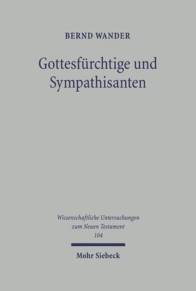 Wander |  Gottesfürchtige und Sympathisanten | eBook | Sack Fachmedien