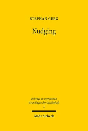 Gerg |  Nudging | Buch |  Sack Fachmedien