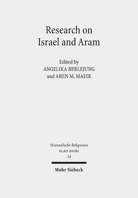 Berlejung / Maeir |  Research on Israel and Aram | eBook | Sack Fachmedien