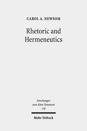 Newsom |  Rhetoric and Hermeneutics | Buch |  Sack Fachmedien