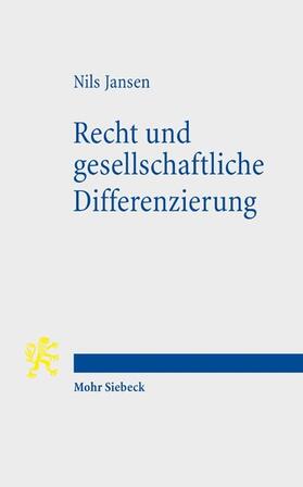 Jansen |  Recht und gesellschaftliche Differenzierung | eBook | Sack Fachmedien