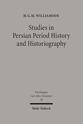 Williamson |  Studies in Persian Period History and Historiography | eBook | Sack Fachmedien