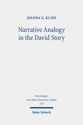 Kline |  Narrative Analogy in the David Story | eBook | Sack Fachmedien