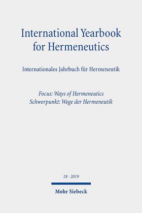 Figal / Zimmermann |  International Yearbook for Hermeneutics/Internationales Jahrbuch für Hermeneutik | Buch |  Sack Fachmedien