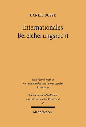 Busse |  Internationales Bereicherungsrecht | eBook | Sack Fachmedien