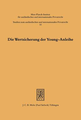 Hahn |  Die Wertsicherung der Young-Anleihe | eBook | Sack Fachmedien