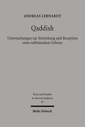 Lehnardt |  Qaddish | eBook | Sack Fachmedien