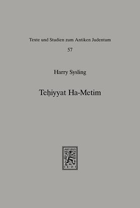 Sysling |  Tehiyyat Ha-Metim | eBook | Sack Fachmedien