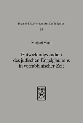 Mach |  Entwicklungsstadien des jüdischen Engelglaubens in vorrabbinischer Zeit | eBook | Sack Fachmedien
