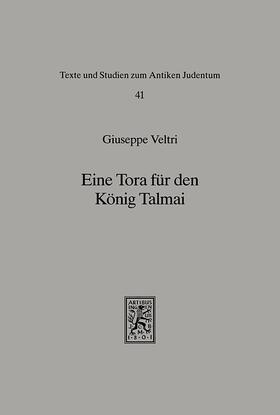 Veltri |  Eine Tora für den König Talmai | eBook | Sack Fachmedien
