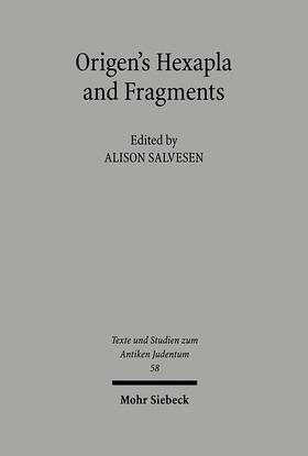 Salvesen |  Origen's Hexapla and Fragments | eBook | Sack Fachmedien