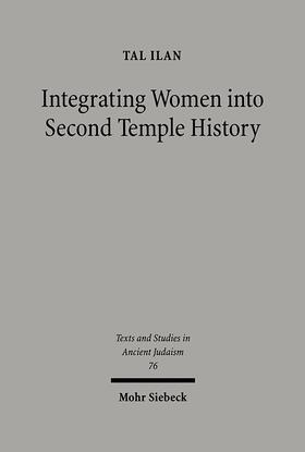 Ilan |  Integrating Jewish Women into Second Temple History | eBook | Sack Fachmedien