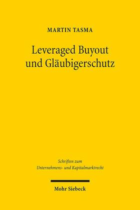 Tasma |  Leveraged Buyout und Gläubigerschutz | eBook | Sack Fachmedien